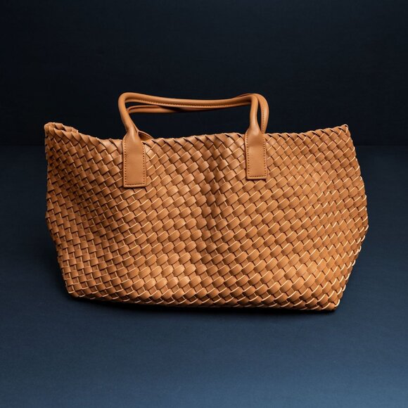 Verano Hill Large Woven Tote Bag – Brown – NWOT - Picture 1 of 7